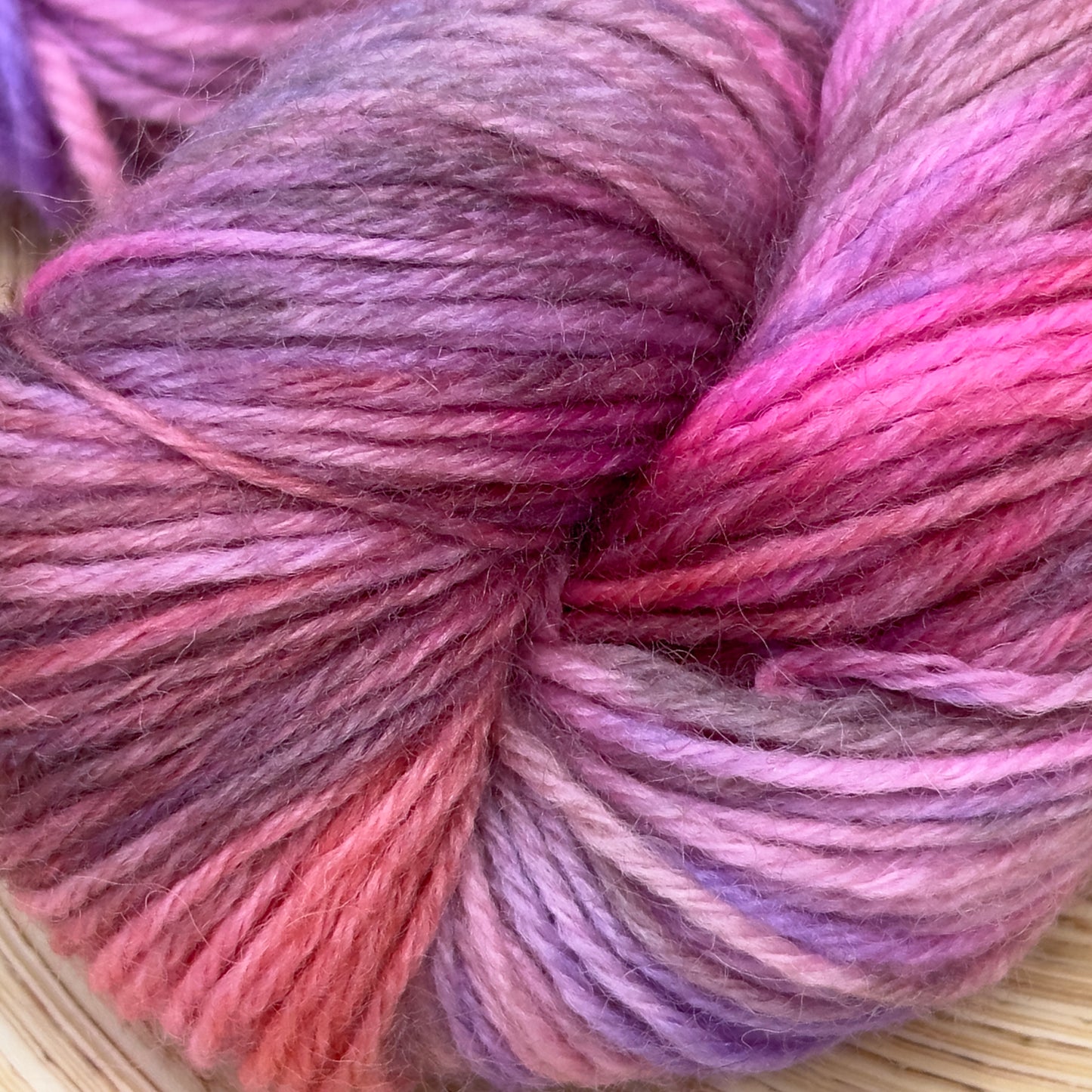 Blush & Mist Premium Yarn -  soft pink, grey &amp; lilac