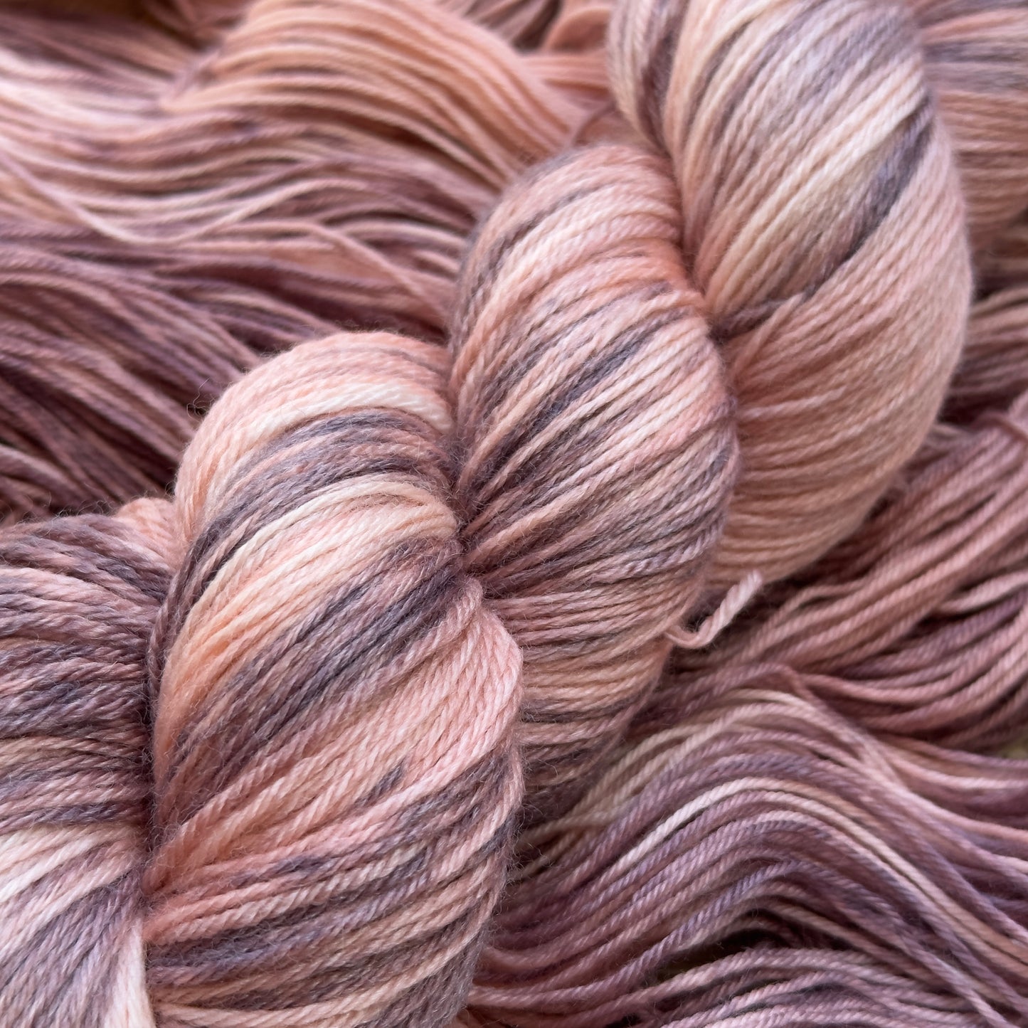 Peach Mocha -  stunning soft peach, warm mocha, and gentle pink hues