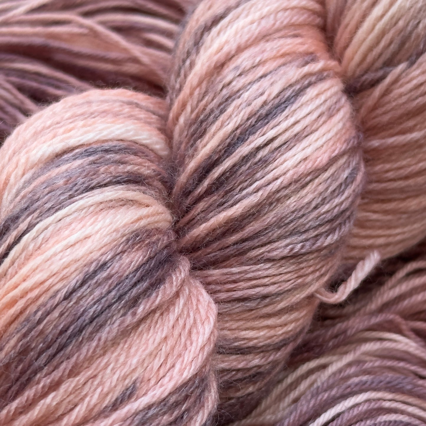Peach Mocha -  stunning soft peach, warm mocha, and gentle pink hues