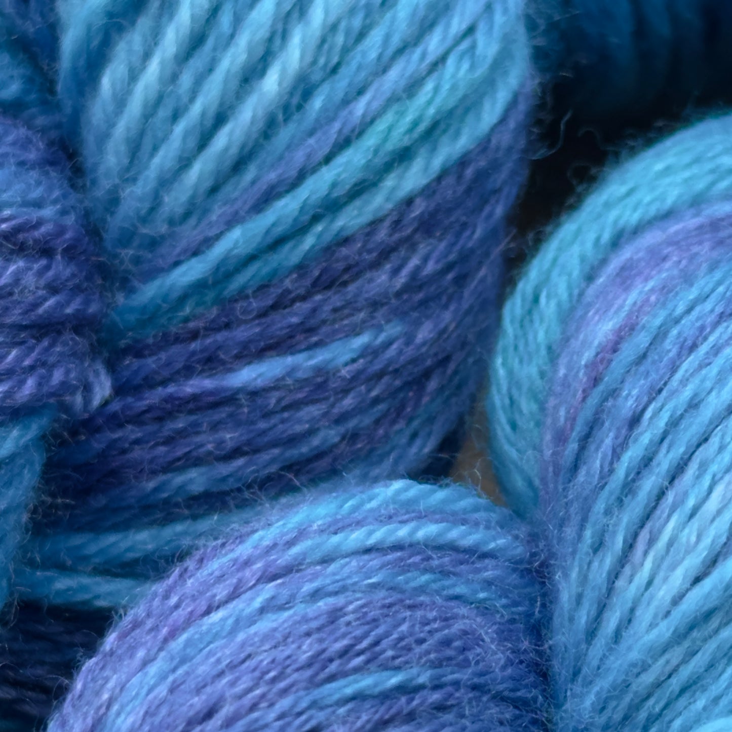 Sapphire Mist -  stunning deep blues, rich purples, and soft azure hues