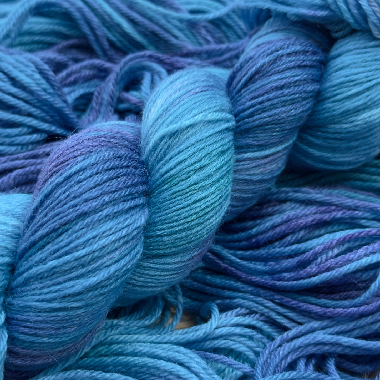 Sapphire Mist -  stunning deep blues, rich purples, and soft azure hues