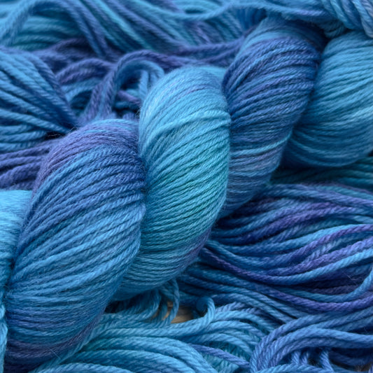Sapphire Mist -  stunning deep blues, rich purples, and soft azure hues