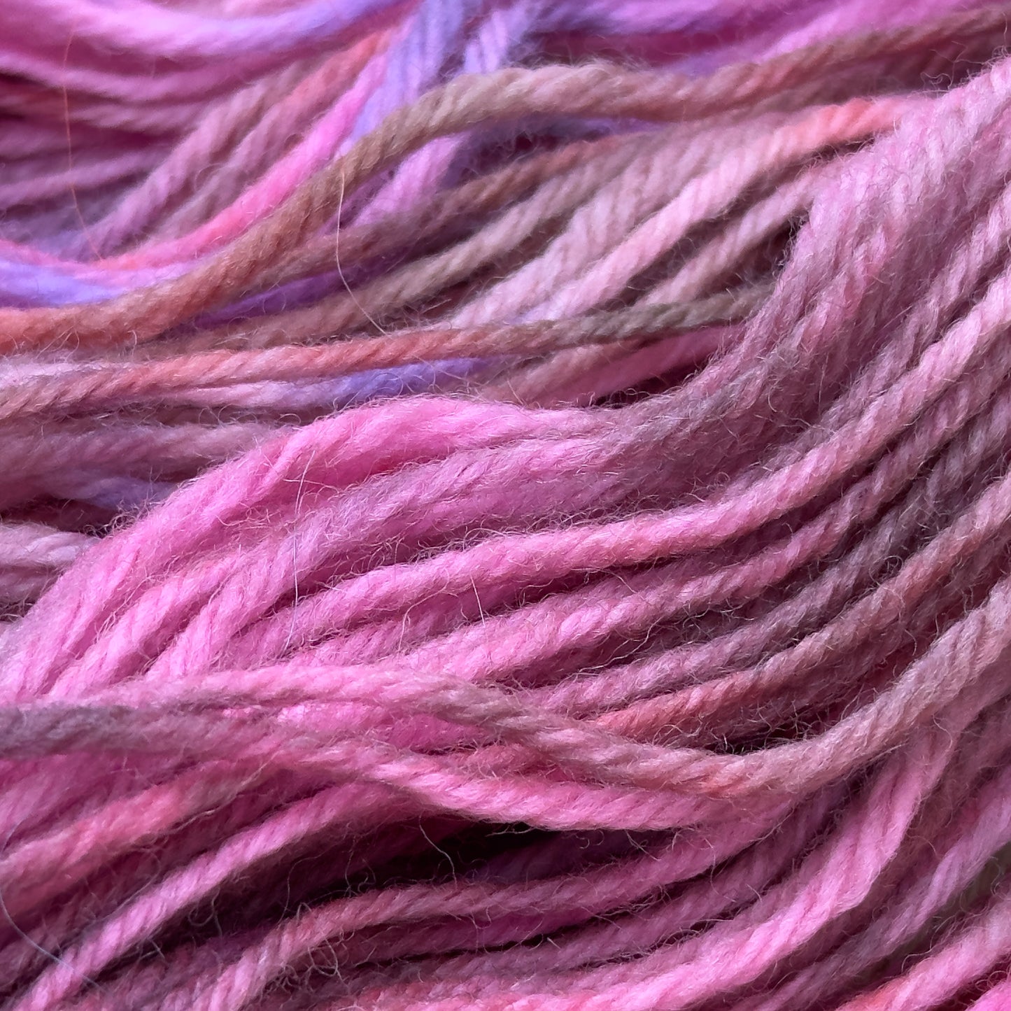 Blush & Mist Premium Yarn -  soft pink, grey &amp; lilac