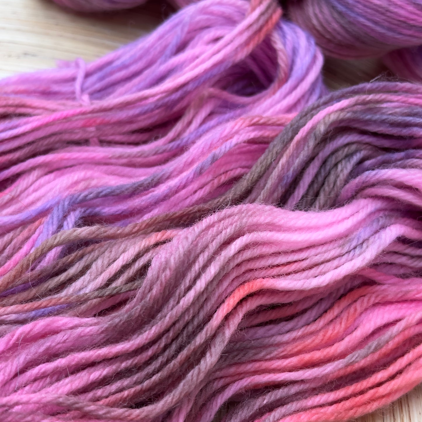 Blush & Mist Premium Yarn -  soft pink, grey &amp; lilac